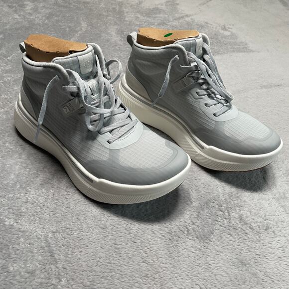 Ahnu Shoes Womens 7 Grey Sequence 1 Mid Performance Comfort Rocker Sole New - Picture 1 of 13